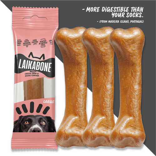 Dog treats Cheese & Ham/Bacon Chew (BOX)