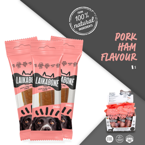 Dog treats Cheese & Ham/Bacon Chew (BOX)