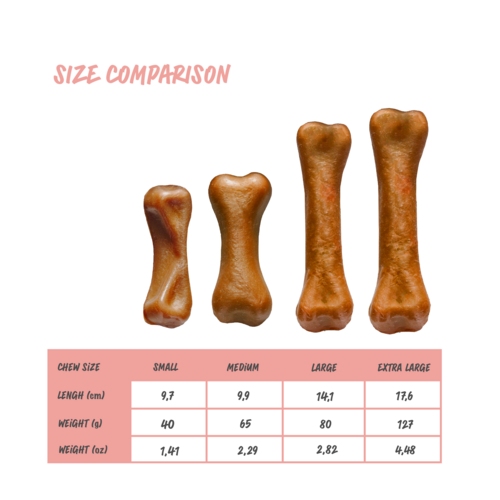 Dog treats Cheese & Ham/Bacon Chew (BOX)