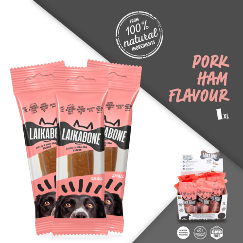Dog treats Cheese & Ham/Bacon Chew (BOX)